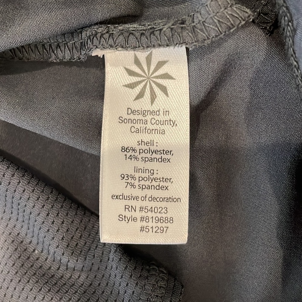 Athleta Gray Second Wind Skort, Size Small - image 4